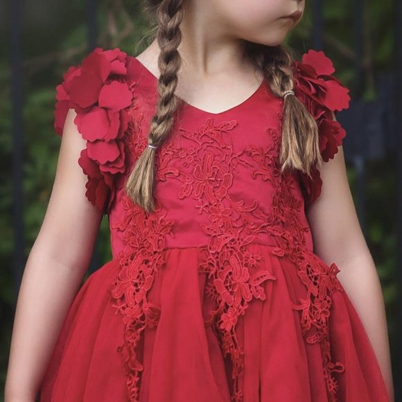 G-Trish Scully, 10Y, 0/s poly formal dress - Picture 3 of 5